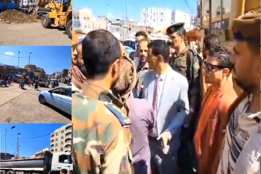 أشغال «القاهرة» ترفع الحواجز الترابية وتعيد فتح الجولة جوار سوق المجاهد بالتحرير الأسفل