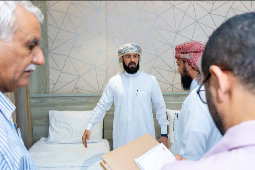 لجنة المساكن بوزارة الأوقاف والإرشاد تجري جولة ميدانية لتفقد أبراج حجاج اليمن بمكة المكرمة