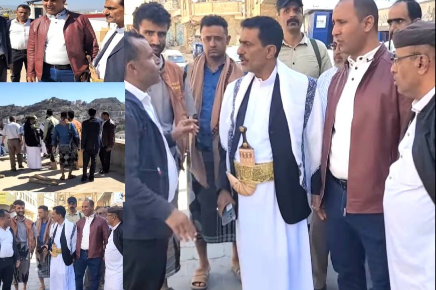 المشمر والأغبري يسلمان موقع مشروع شبكة المياه في الروضة بطول 635 مترًا وبتكلفة 115.469 دولارًا