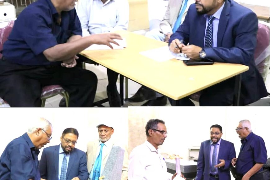 نائب وزير الثقافة يزور معهد جميل غانم بعدن ويؤكد أهمية تحويله إلى كلية للفنون الجميلة