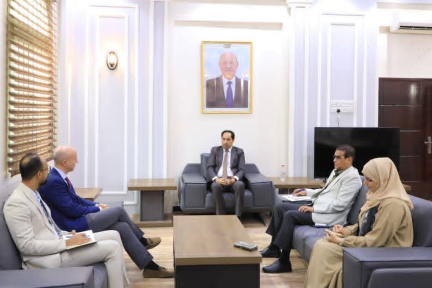 البكري يستقبل ممثل صندوق الأمم المتحدة للسكان ويناقش معه توسيع مجالات الشراكة