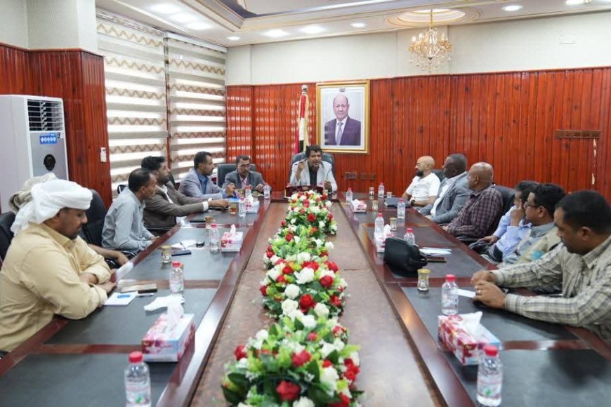 أمين محلي المهرة يبحث مع &quot;الفاو&quot; التدخلات الزراعية ودعم مشاريع محمية حوف