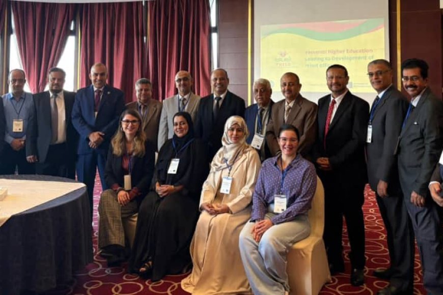 القاهرة .. جامعة عدن تعزز حضورها الدولي بمشاركتها في ورشة تطوير العلاقات الخارجية 
