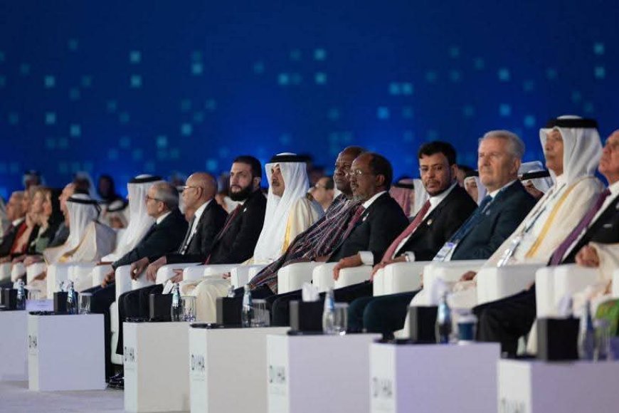 الدكتور عبدالله العليمي يشارك في فعاليات الجلسة الافتتاحية للنسخة الثالثة والعشرين من منتدى الدوحة.