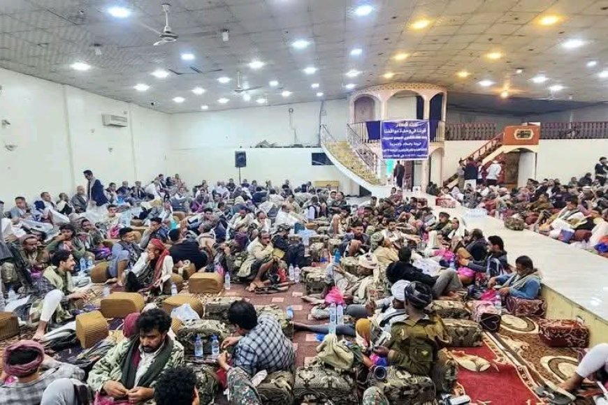 تعز.لقاء تشاوري لوجهاء مديريات التعزية وشرعب السلام والرونة لتعزيز الامن والاستقرار ووحدة الصف وتحرير ماتبقى من المحافظة.