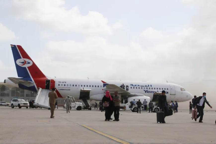 استئناف تصاريح الطيران لطيران اليمنية وعودة الحركة تدريجياً في مطار عدن  بعد توقف دام ساعات