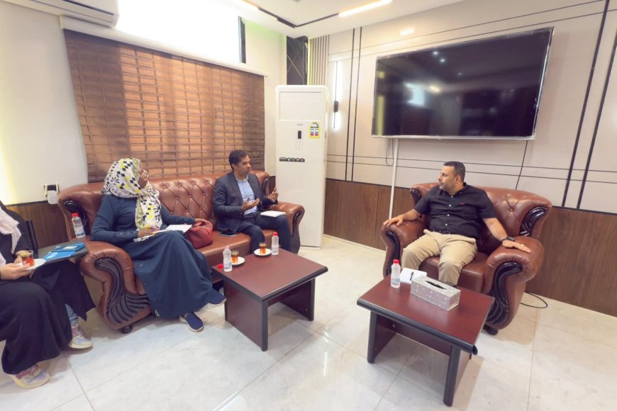 الدكتور الوليدي يناقش مع مدير مكتب اليونيسيف بعدن عدد من الموضوعات المتصلة بالشأن الصحي.