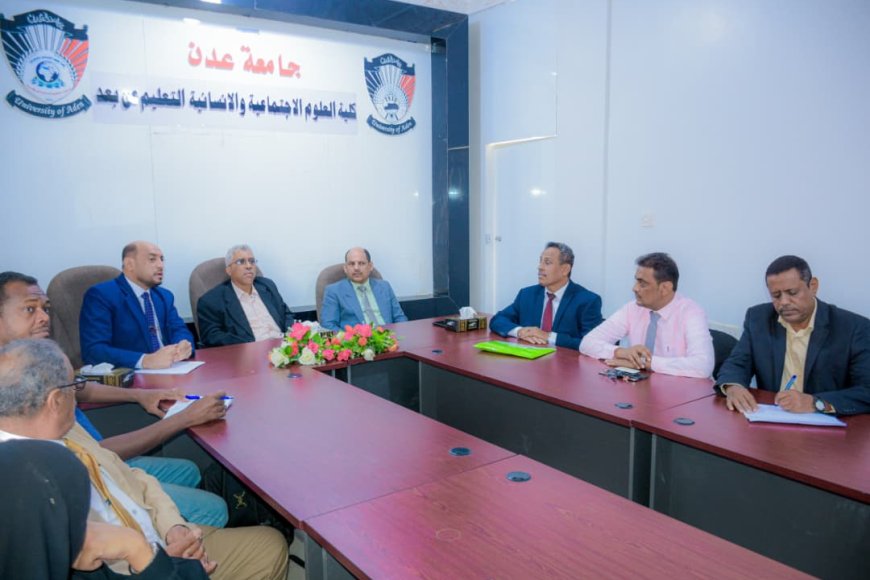للاطلاع على استيفاء شروط الترخيص المؤسسي.. لجنة من وزارة التعليم العالي تزور كلية العلوم الاجتماعية والإنسانية بجامعة عدن