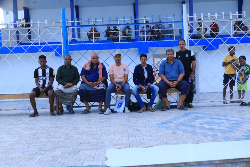 رئيس الاعلام الرياضي بساحل حضرموت يحضر اخر تدريبات ممثل اليمن في بطولة الأندية الخليجية*