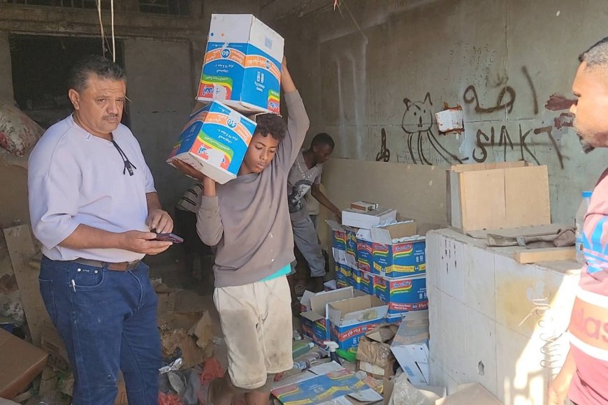 ضبط ( 4 ) أطنان من المواد منتهية الصلاحية في مديرية المنصورة بعدن