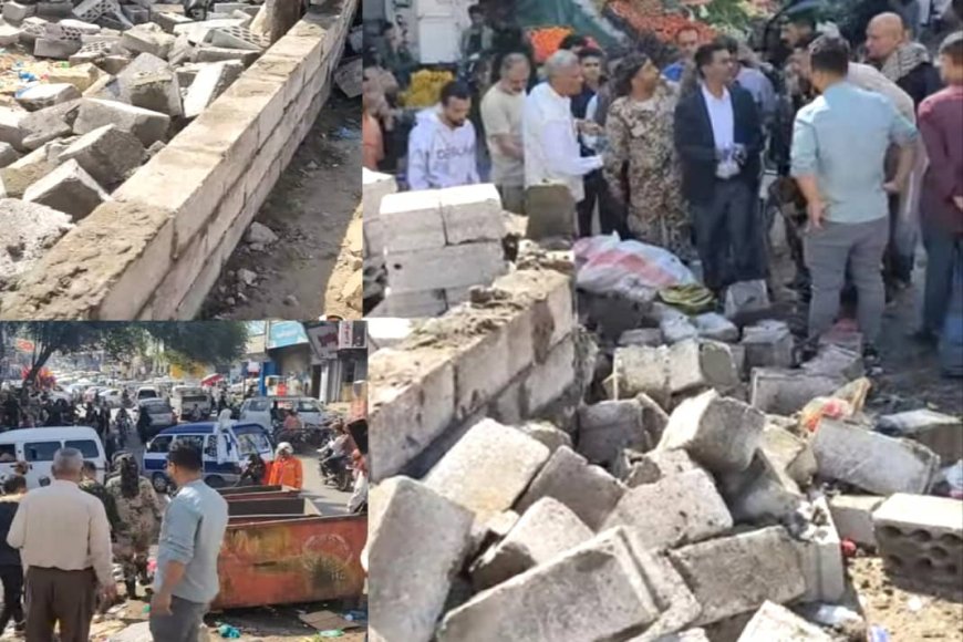 مدير عام «القاهرة» يشرف على إزالة الاستحداثات المخالفة في مثلث مدخل شارع المسبح