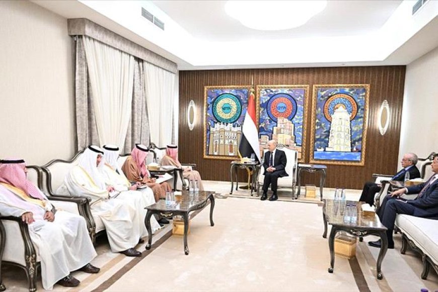 الرئيس العليمي يستقبل البديوي ويؤكد: استقرار اليمن ركيزة لأمن الخليج والقضية الجنوبية ستُحل