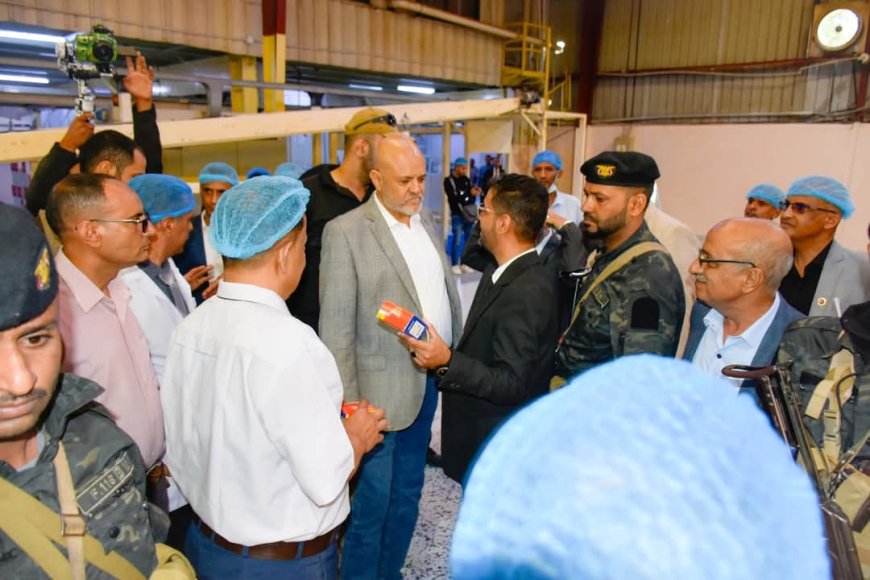 محافظ تعز يشيد بالإسهامات التنموية لمجموعة الشيباني الصناعية التجارية ونموذج الشراكة الفاعل