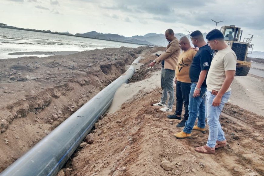 باخبيرة يشدد على الالتزام بالمواصفات الفنية في مشروع إعادة تأهيل أجزاء من الخط البحري
