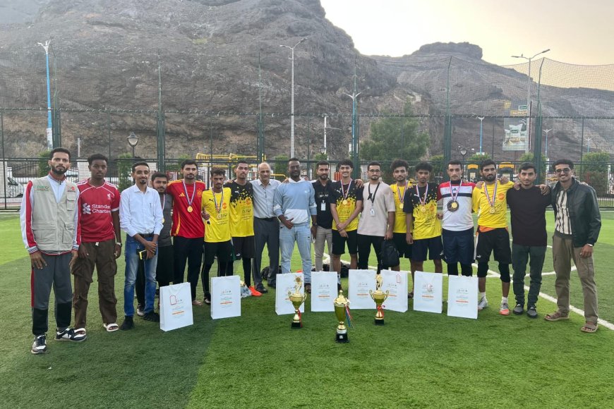 كلية الهندسة بجامعة عدن تعزز الأنشطة الطلابية وتحصد الكؤوس