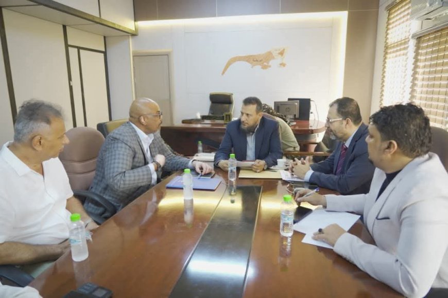 في اول ظهور له ..محافظ عدن يطلع على نشاط المنظمات الدولية العاملة في العاصمة