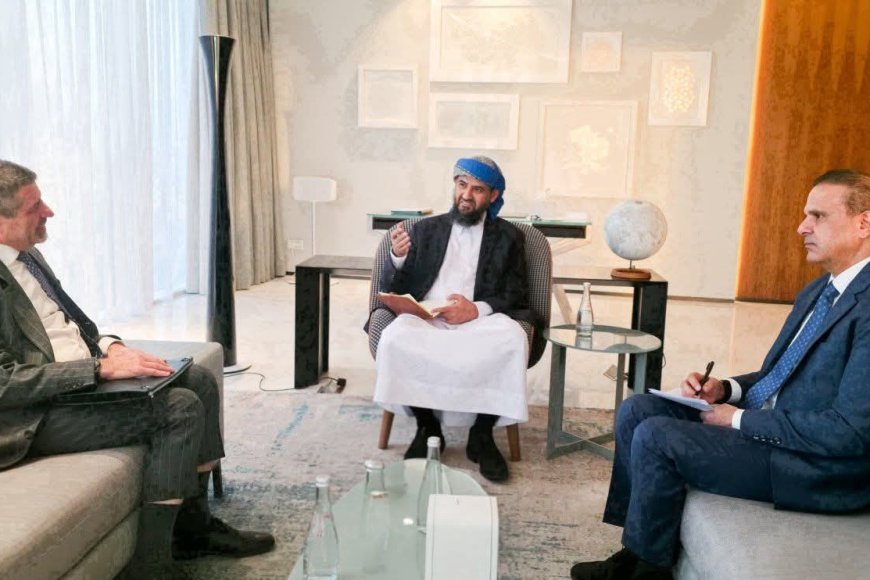 عضو مجلس القيادة "المحرّمي" يلتقي سفير الولايات المتحدة الأمريكية لدى اليمن