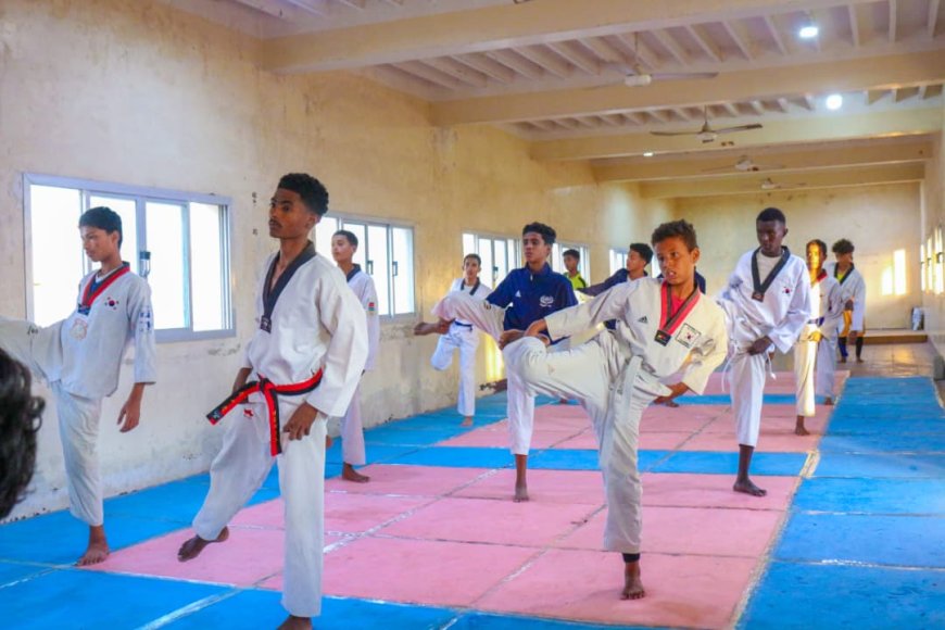 تمارين مستمرة لأبطال التايكوندو بنادي سمعون استعدادا للاستحقاقات القادمة