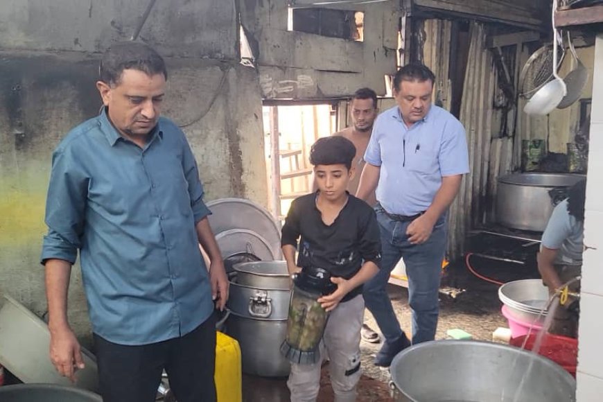 بعد ضبط أغذية مطبوخة مبيتة ومشروبات منتهية الصلاحية..مدير عام المنصورة يوجه باتخاذ إجراءات رادعة بحق المطاعم المخالفة للإشتراطات الصحية