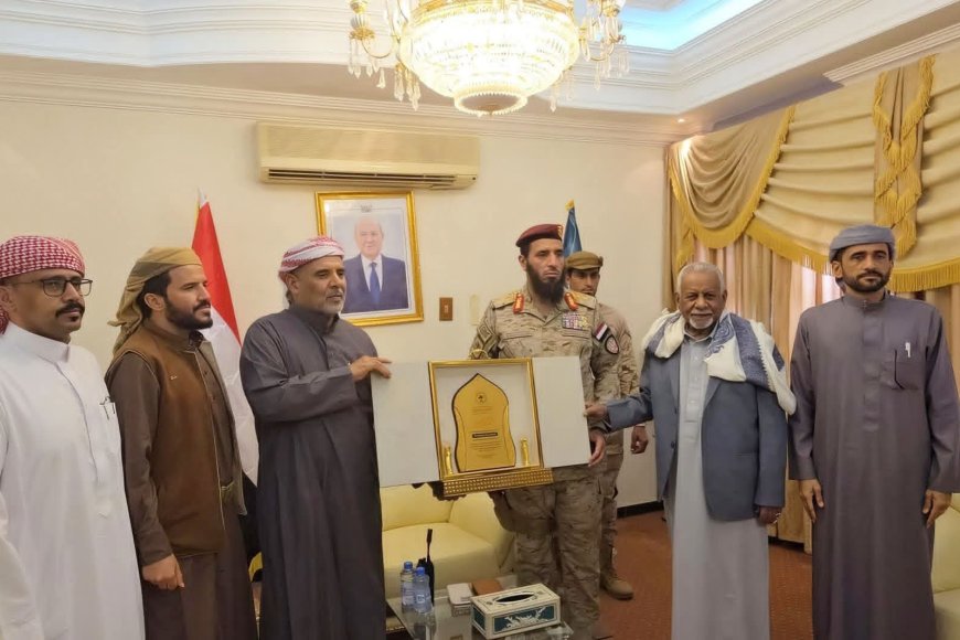 تكريم اللواء عمار طامش: تقديراً لجهوده الأمنية والعسكرية في حضرموت