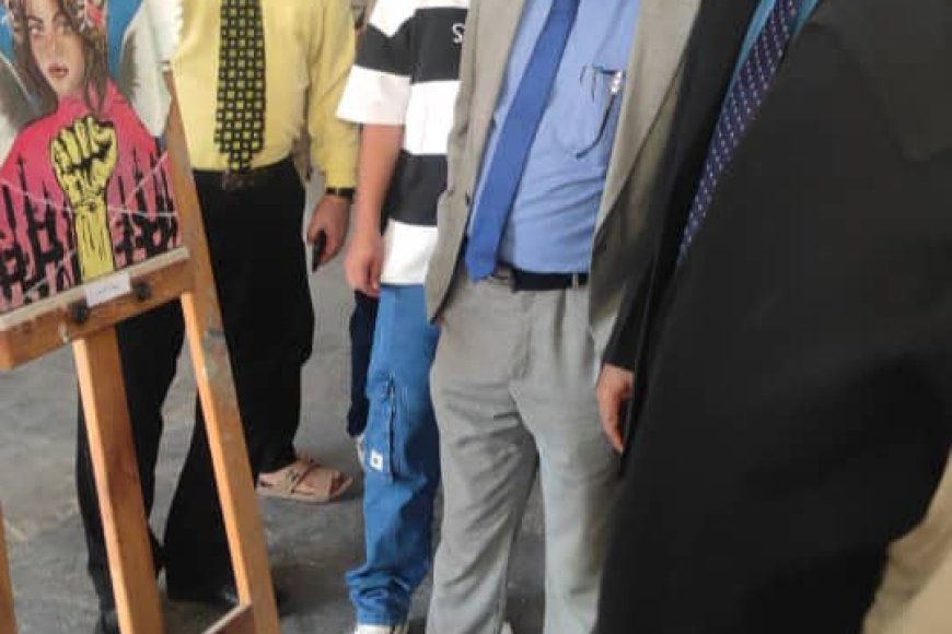 كلية الآداب بجامعة عدن تحتضن معرض السلام الفني