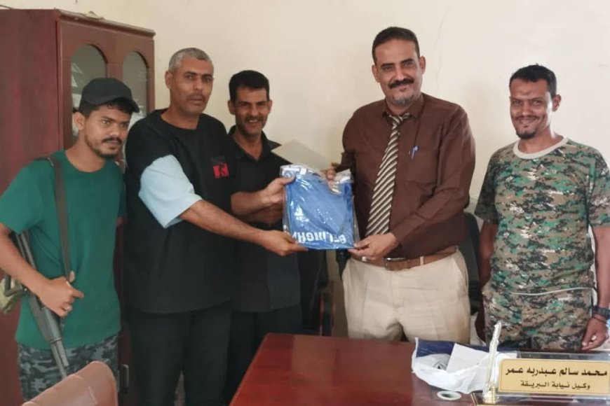 سكرتارية الشباب والرياضة بمجتمعية مديرية البريقة: تكرم وكيل نيابة المديرية .