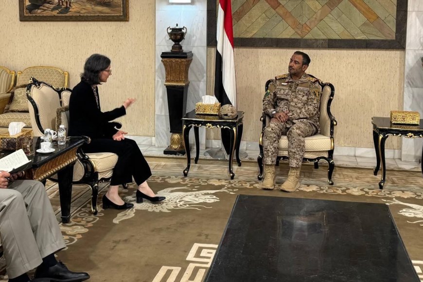 رئيس الأركان يبحث أوجه التعاون والدعم العسكري مع سفيرة فرنسا