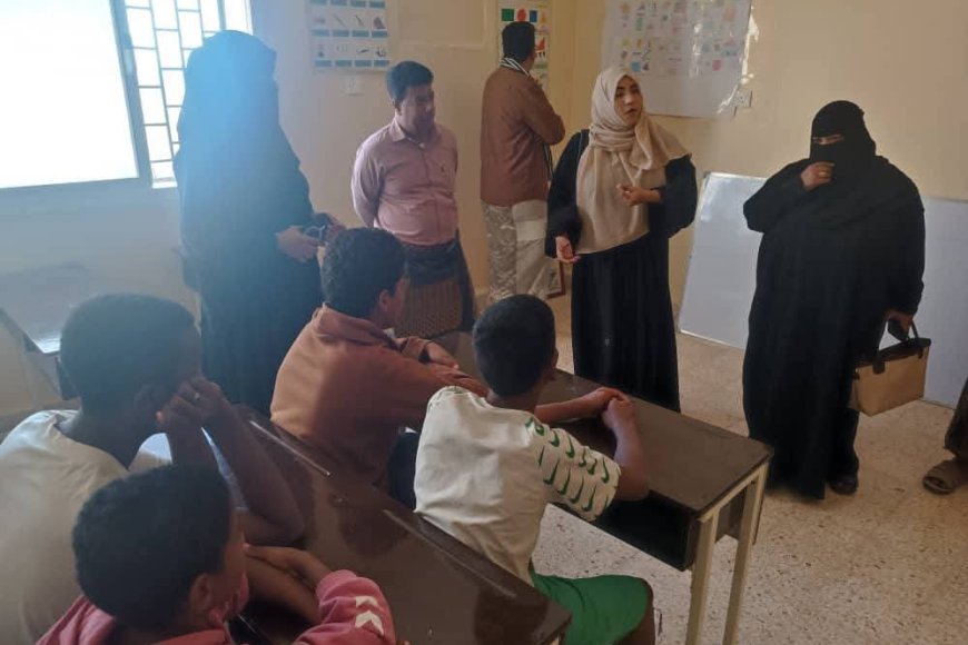 القاضي فايزة باحمدين تتفقد دار الأحداث بالمكلا وتطلع على أوضاع النزلاء وبرامج التأهيل