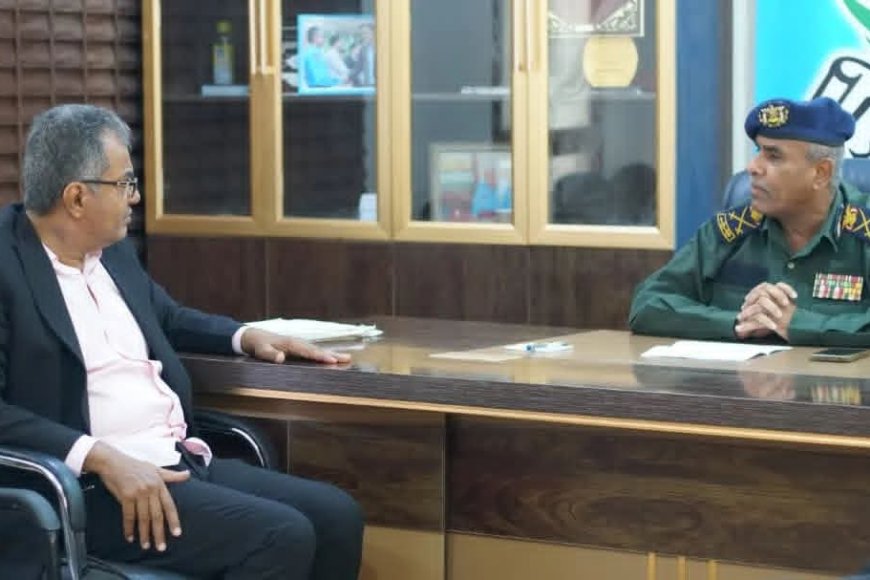 اللواء مسعود يتفقد إدارة شرطة السير بعدن ويطّلع على الترتيبات الأمنية والخطة الرمضانية