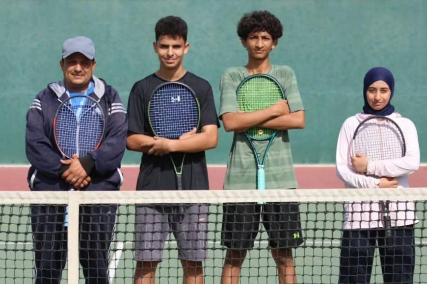ناشئو اليمن يتأهلون إلى نصف نهائي زوجي بطولة غرب ووسط آسيا للتنس في البحرين