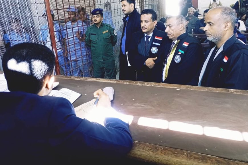 تعز..المتهم غزوان المخلافي وستة متهمين آخرين يمثلون أمام المحكمة الجزائية المتخصصة في قضايا جنائية جسيمة