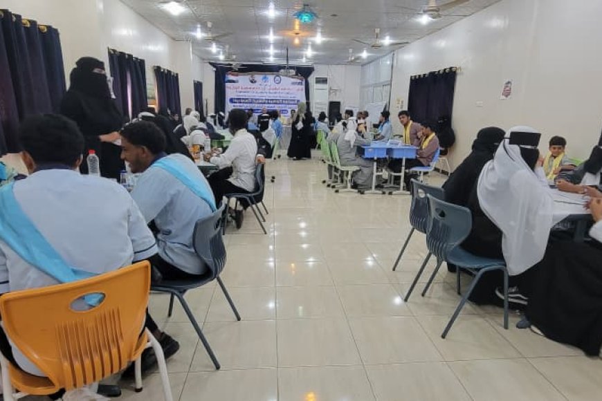 اختتام المسابقة الثقافية المنهجية للمدارس الأهلية والخاصة في مدارس سماء عدن