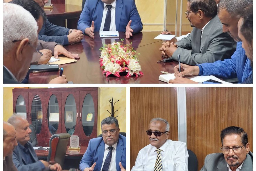 بتوجيهات وزير الدولة محافظ عدن.. وكيل أول العاصمة يترأس اجتماعاً لوكلاء المحافظة لرفع كفاءة الأداء الخدمي والمؤسسي