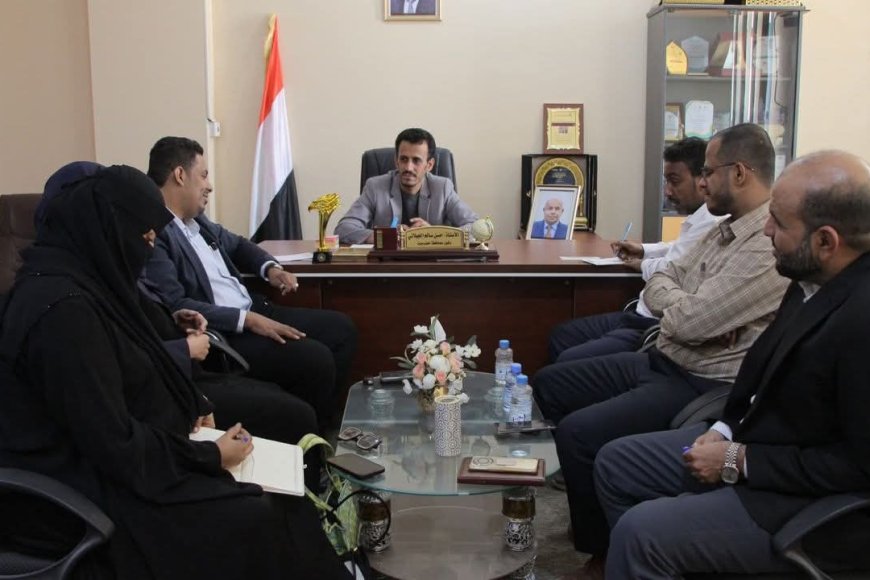 الوكيل الجيلاني يلتقي عدد من مديري العموم والنواب المعينين حديثًا ويطلع على خططهم التطويرية