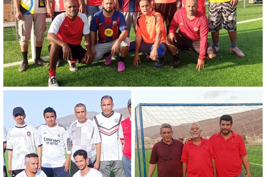 الحجر يقصي السنيدي بخماسية في دوري الفقيد امين باحزيم الرمضاني بمنطقة صلاح الدين بعدن