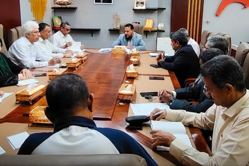 المحافظ عبدالرحمن شيخ يناقش مشروع ترشيح شبه جزيرة عدن كحديقة جيولوجية عالمية