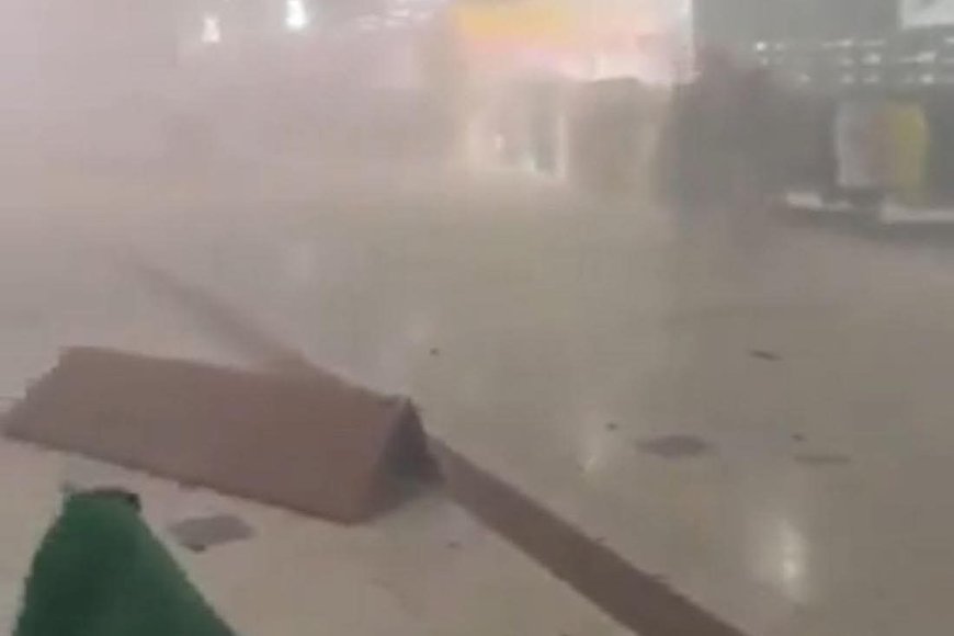 استهداف مطار دبي و وقوع إصابات