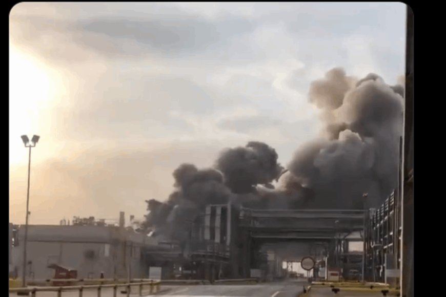 اغلاق مصفاة وحريق في ارامكو السعودية اثر هجوم بطائرة مسيرة