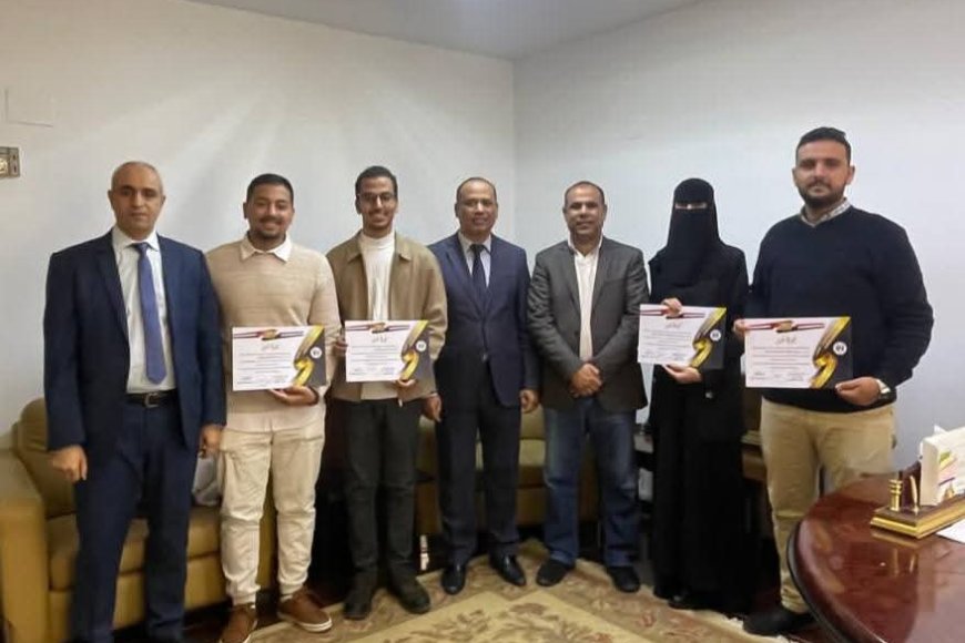 المستشار الصبان يكرم الطلاب اليمنيين المشاركين في المؤتمر العلمي لطب الأطفال بجامعة عين شمس