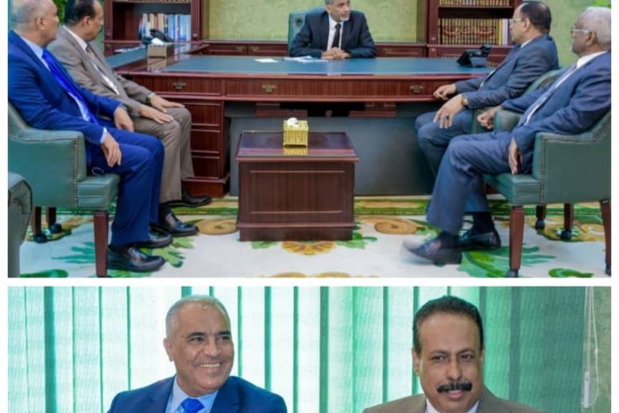 عضو مجلس القيادة الرئاسي الصبيحي يناقش مع عدد من الوزراء تطوير الأداء وتعزيز الخدمات