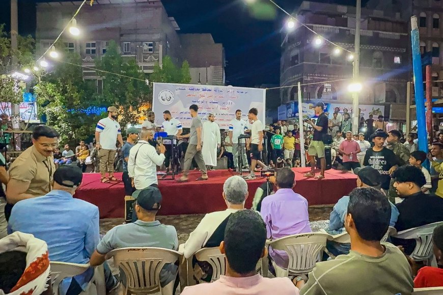 بن جرادي يفتتح بطولة القوة ومصارعة الذراعين (الريست) في مديرية صيرة بعدن