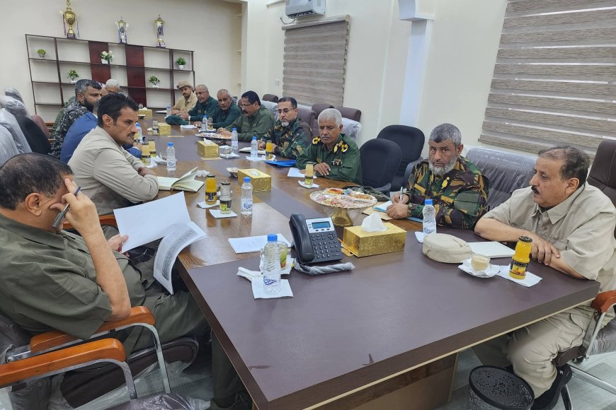 اجتماع مشترك للجنة الإدارية العليا مع إدارة أمن العاصمة عدن.