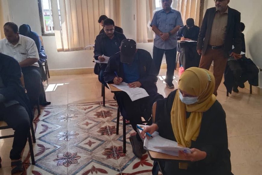 معهد القضاء يدشن امتحانات الدور الثاني لطلبة الدراسات التخصصية العليا بعدن معهد القضاء يدشن امتحانات الدور الثاني لطلبة الدراسات التخصصية العليا بعدن