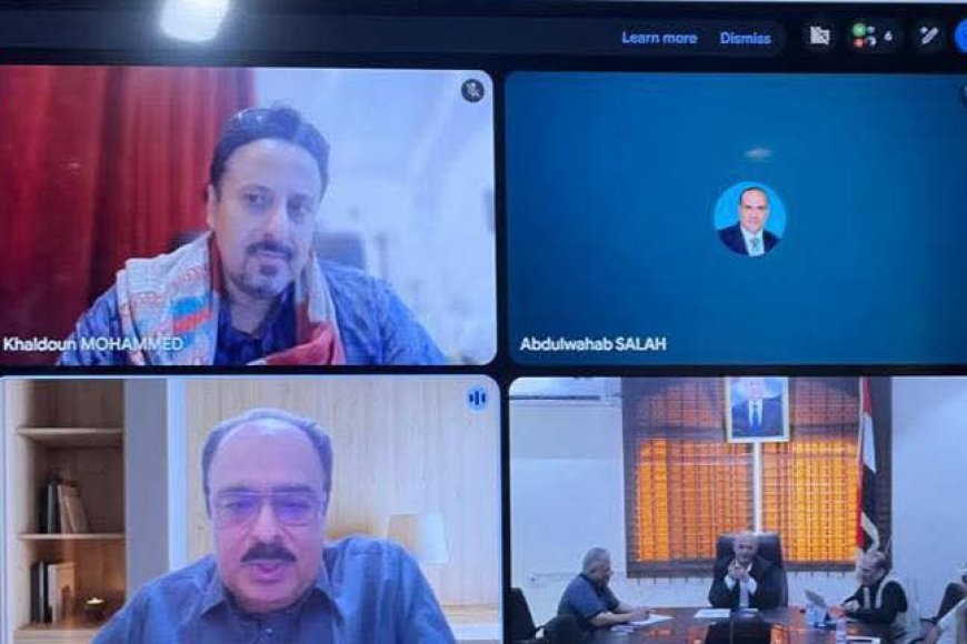 وزير المياه والبيئة يبحث مع البنك الدولي و"اليونبس" تعزيز التعاون المشترك 