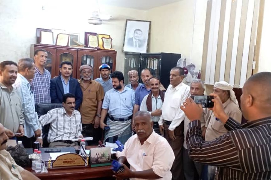 أرسلان السقاف يؤكد دعم النقابات العامة لمرافق الدولة بعدن لمساندة المحافظ في مسار الاستقرار والتنمية أرسلان السقاف يؤكد دعم النقابات العامة لمرافق الدولة بعدن لمساندة المحافظ في مسار الاستقرار والتنمية