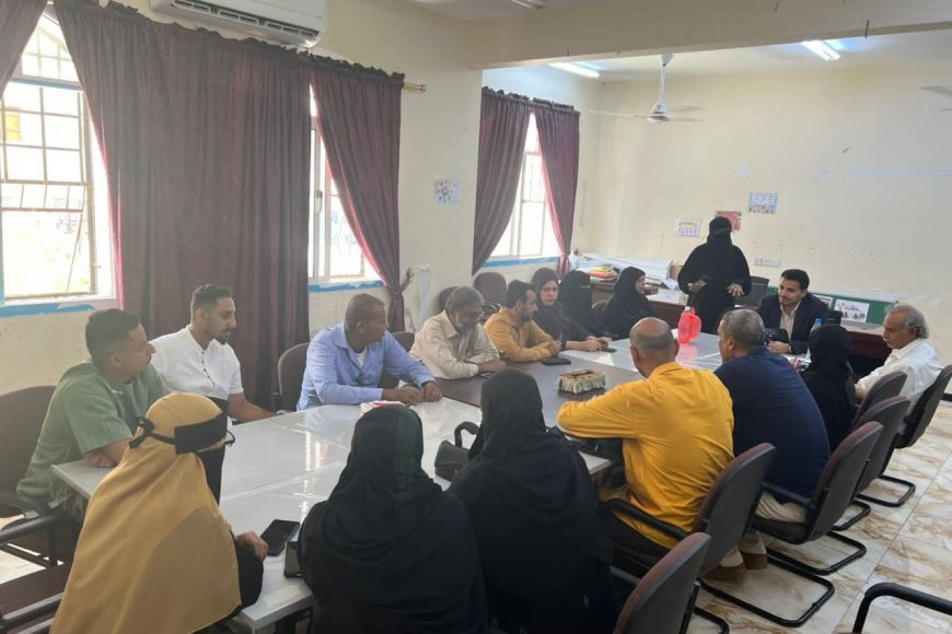 مدير عام الشؤون الاجتماعية بعدن يتفقد معهد دار المكفوفين ومركز الدفاع الاجتماعي لحماية الطفولة بمديرية المعلا 