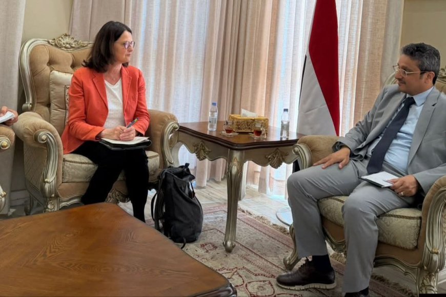 وزير الثقافة والسياحة يبحث مع مسؤولة بالخارجية الألمانية تعزيز التعاون الثقافي ودعم حماية الآثار اليمنية