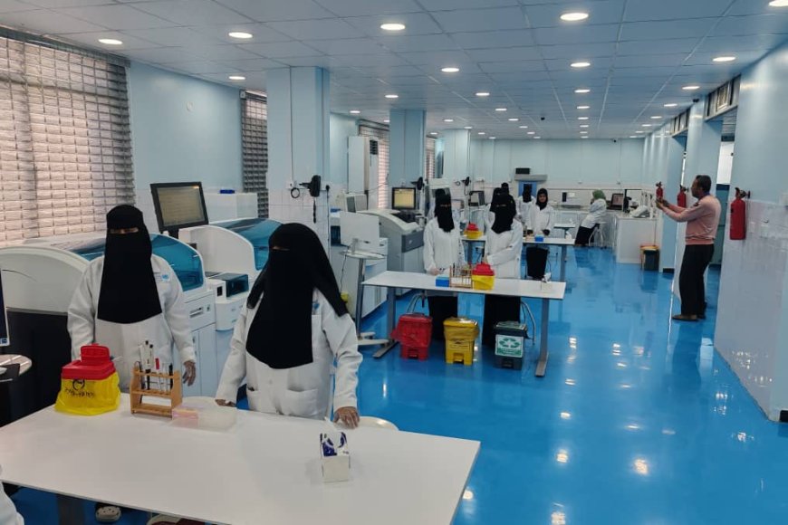 برؤية (الباخشي) ودعم (بحيبح).. كيف تحول المختبر المركزي بعدن إلى قلعة للطب التشخيصي