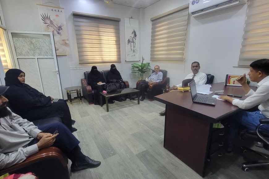 لجنة الاعتماد بكلية اللغات عدن تناقش استكمال المتطلبات