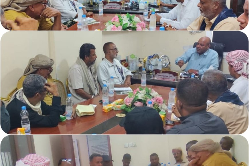 مسجدي يناقش مع قيادات الأندية الرياضية بساحل حضرموت التحديات الراهنة وسبل تطوير البنية التحتية ..